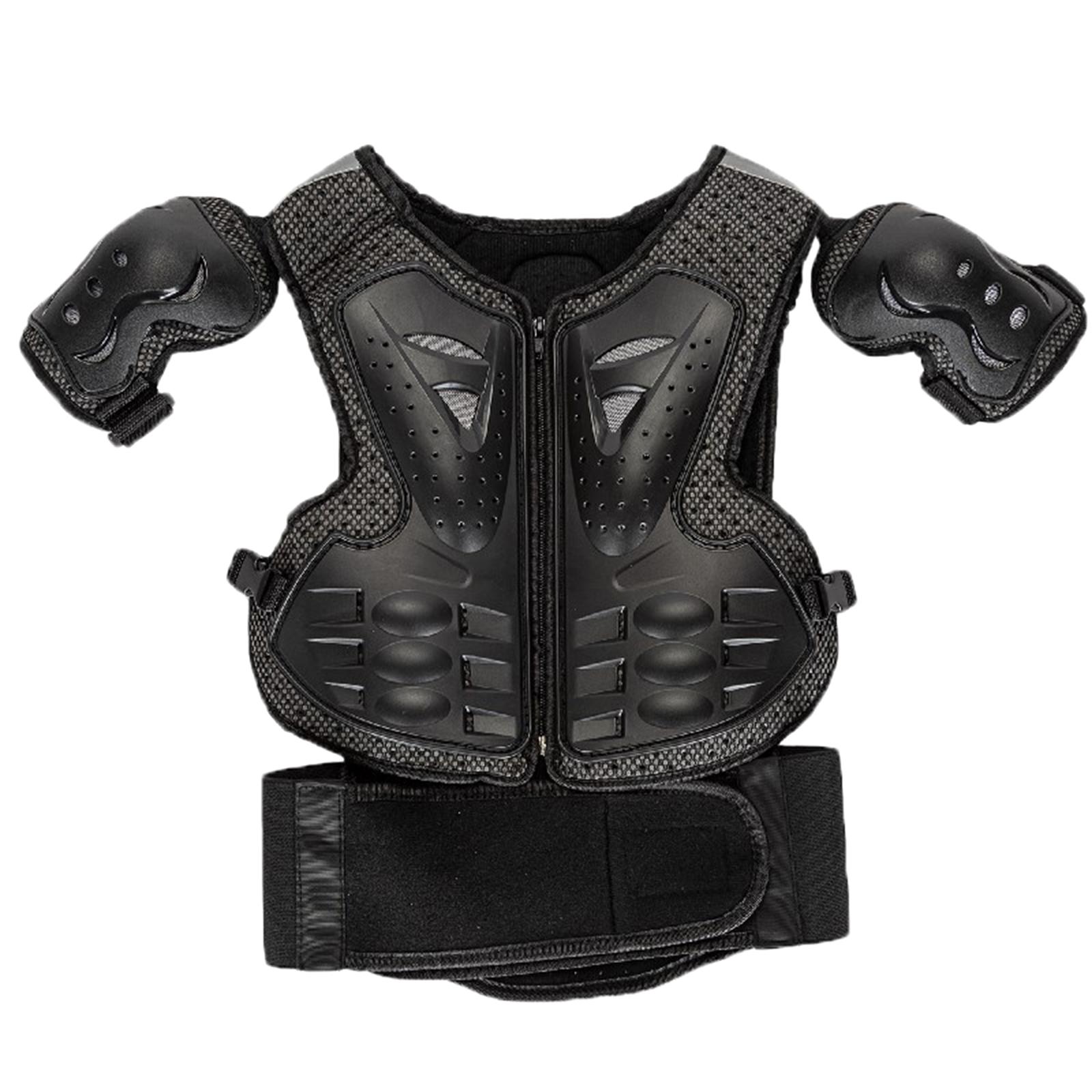 Motorcycle Gear Full Set - Youth Motocross Full Armor Jacket Mesh
