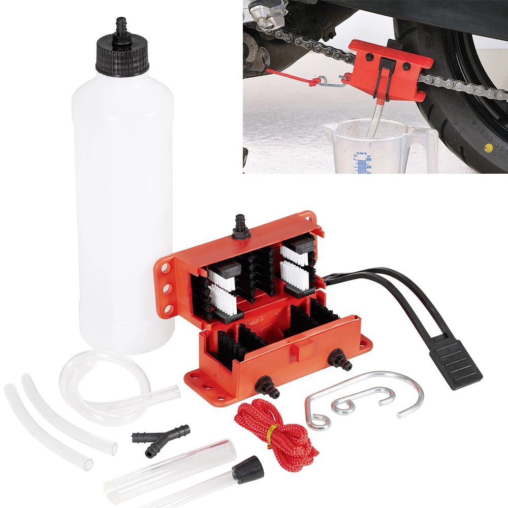 Motorcycle Gear Clearance - Motorcycle chain cleaning machine kit Brush