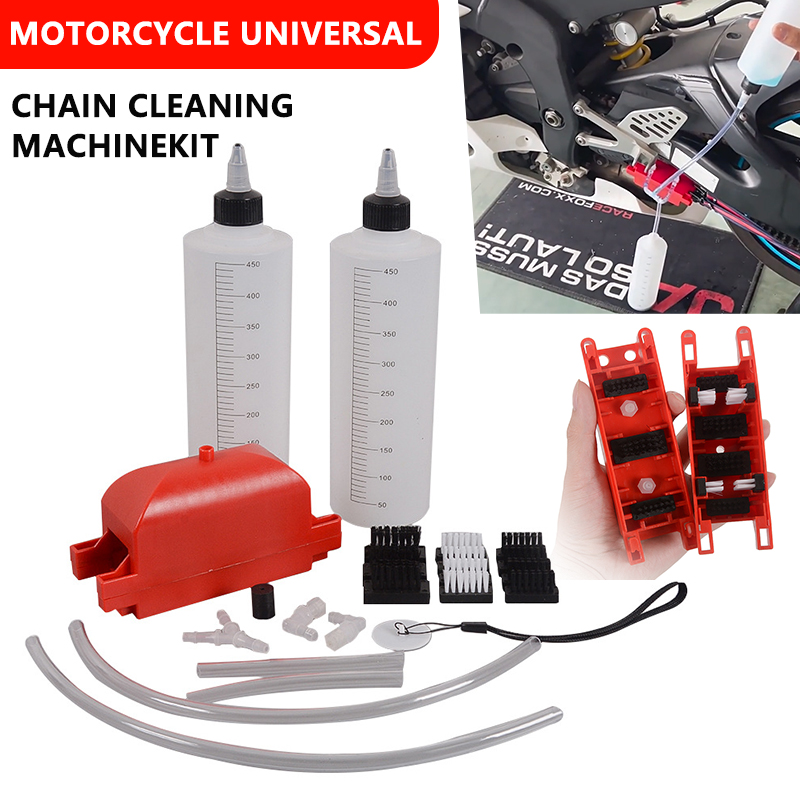 Chain Cleaning Machine Kit Bru - Motorcycle Gear Clearance ulasan dan harga