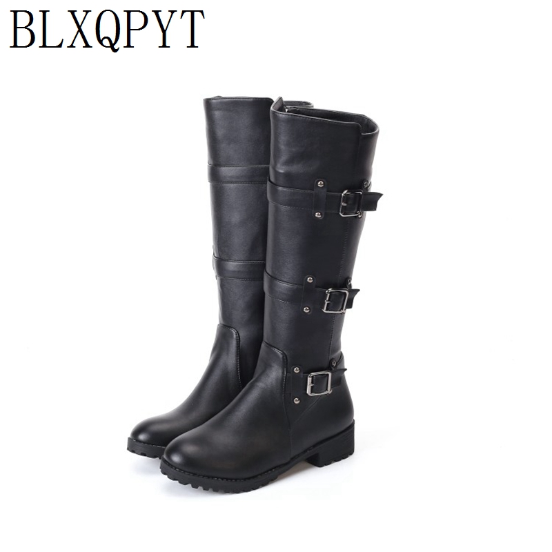 BLXQPYT Knee High Boots Women  - Riding Boot Short ulasan dan harga