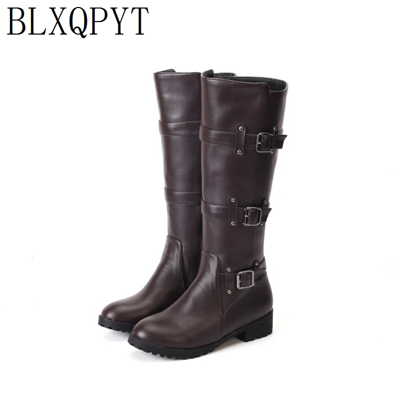 BLXQPYT Knee High Boots Women  - Riding Boot Short ulasan dan harga