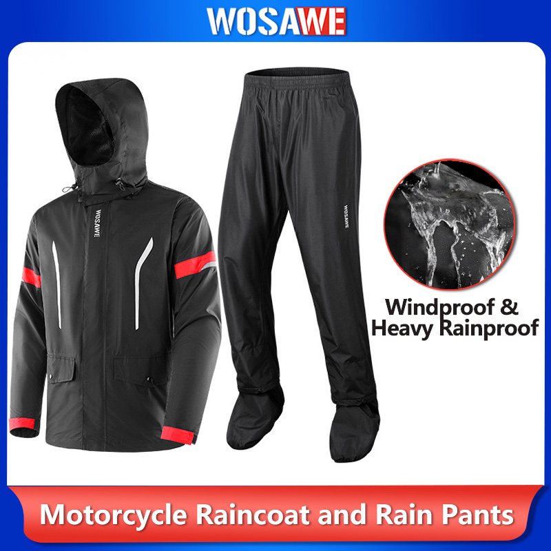 WOSAWE Men's Motorcycle Rain S - Motorcycle Gear Full Set ulasan dan harga