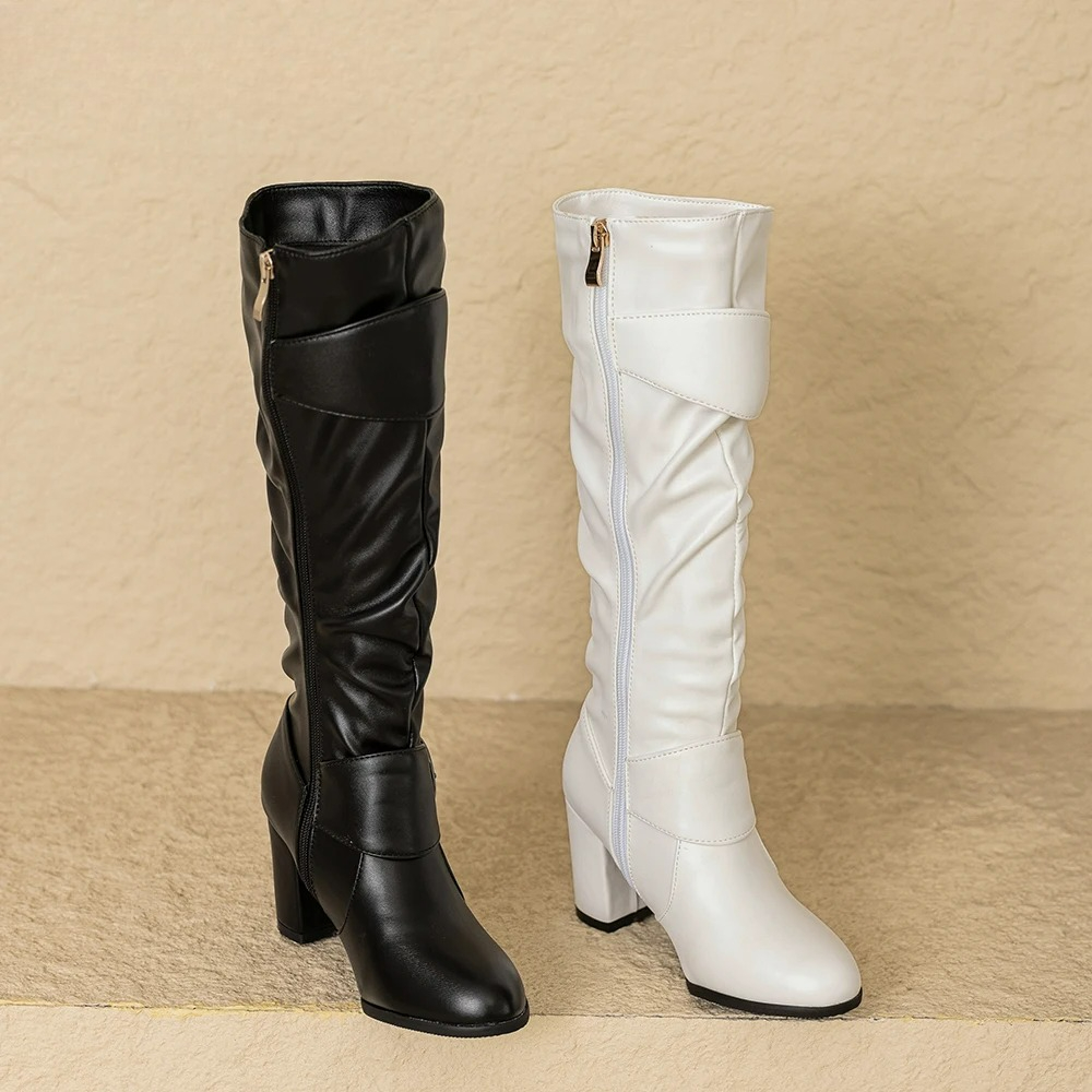 New Winter Sweet Black White W - Riding Boot Short ulasan dan harga