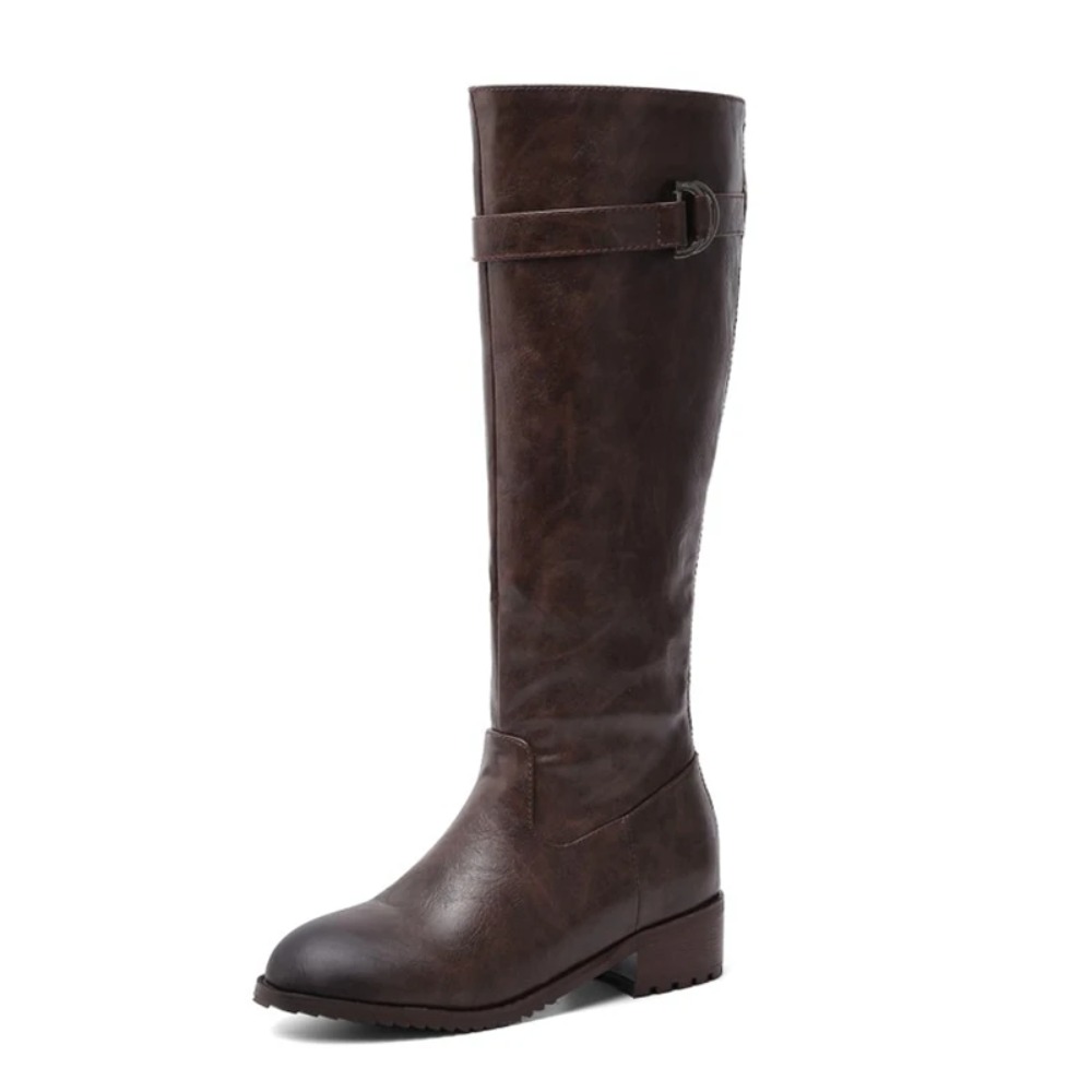 Knee High Boots Women Ponted T - Riding Boot Short ulasan dan harga