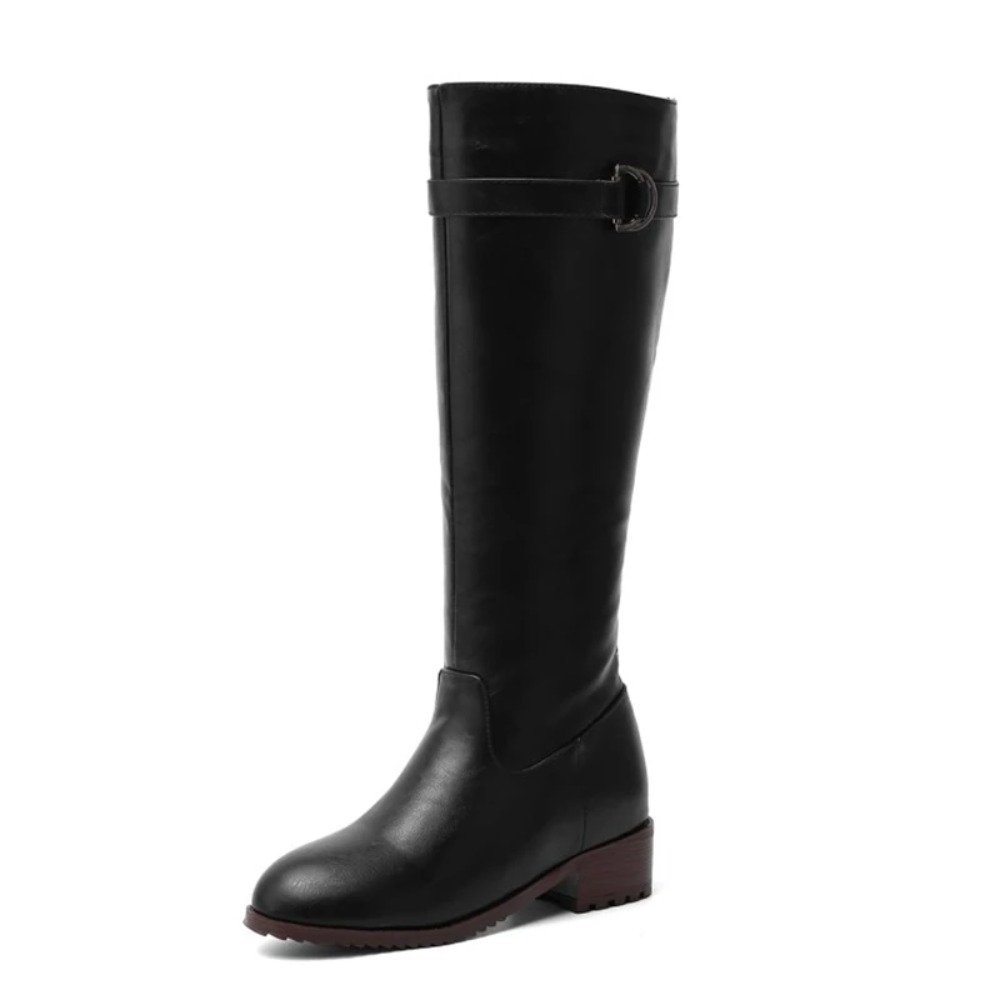 Knee High Boots Women Ponted T - Riding Boot Short ulasan dan harga