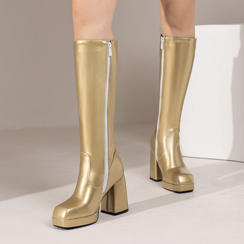 Green Winter Women Platform Kn - Riding Boot Short ulasan dan harga