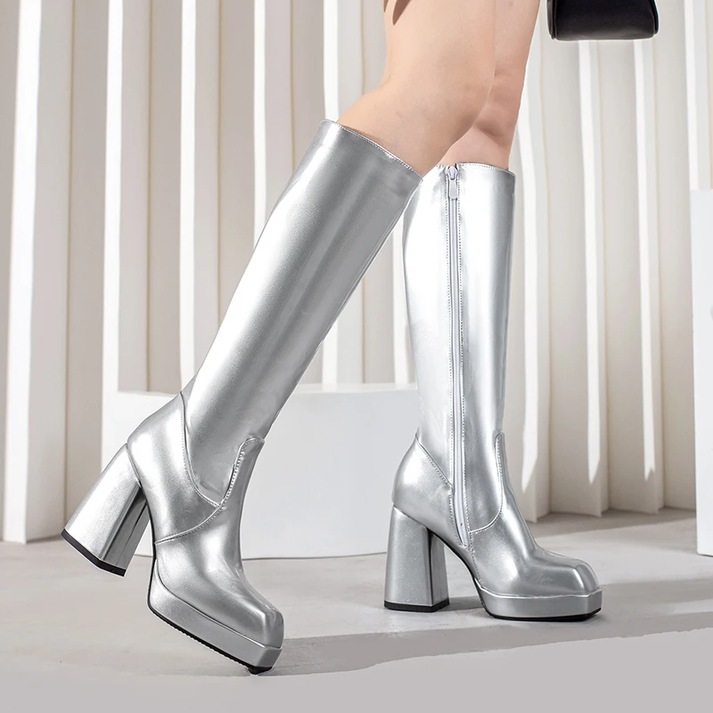 Green Winter Women Platform Kn - Riding Boot Short ulasan dan harga
