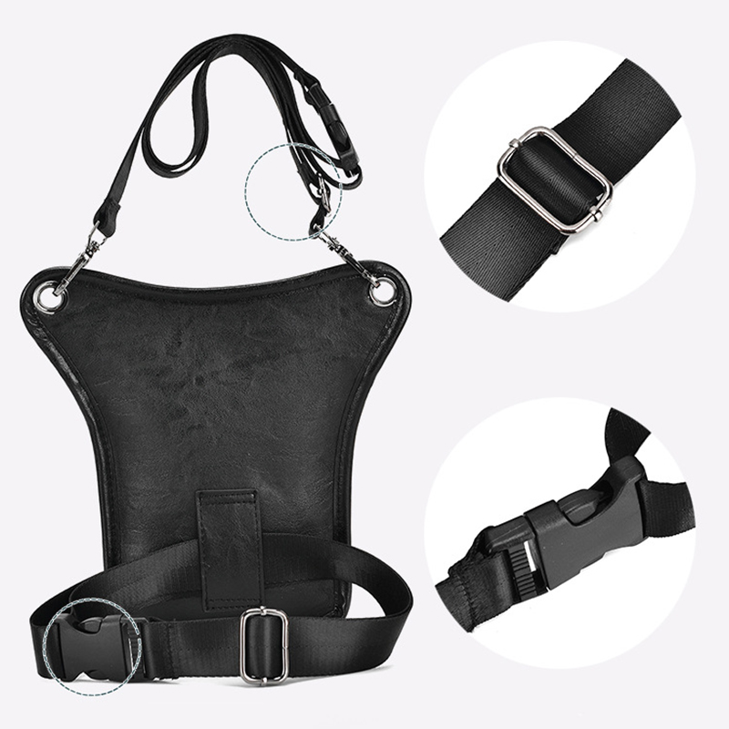 Vintage Pu Leather Waist Pack  - Motorcycle Gear Bag ulasan dan harga