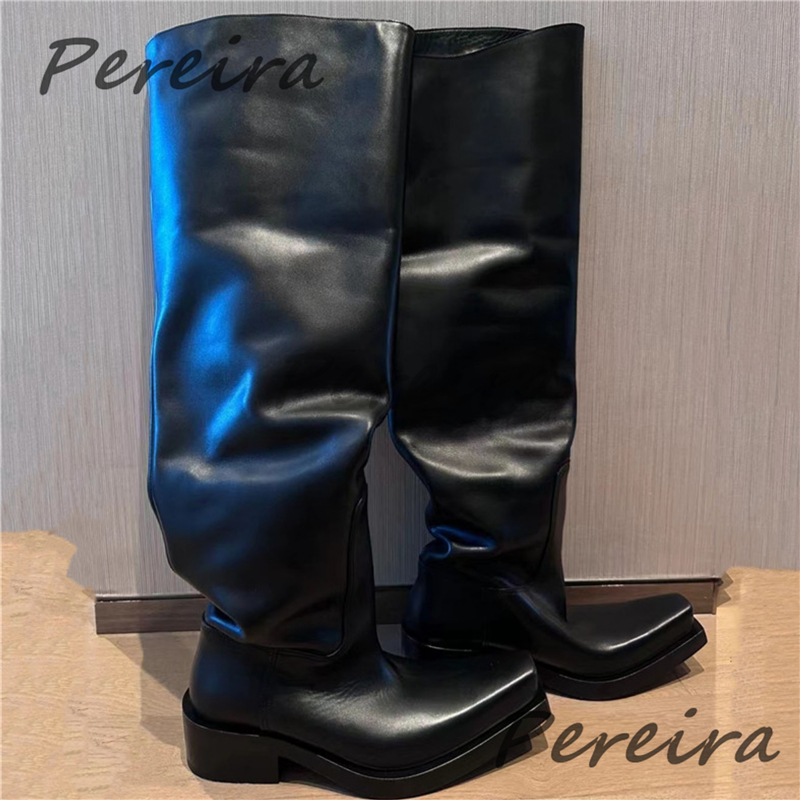 Thick Soled Over The Knee Boot - Riding Boot Short ulasan dan harga
