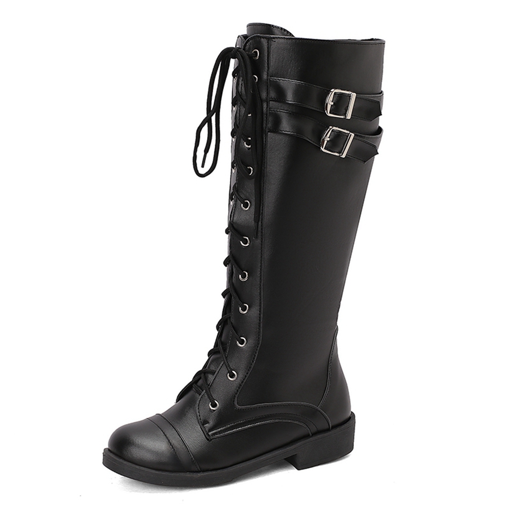 BLXQPYT Knee High Boots Women  - Riding Boot Short ulasan dan harga